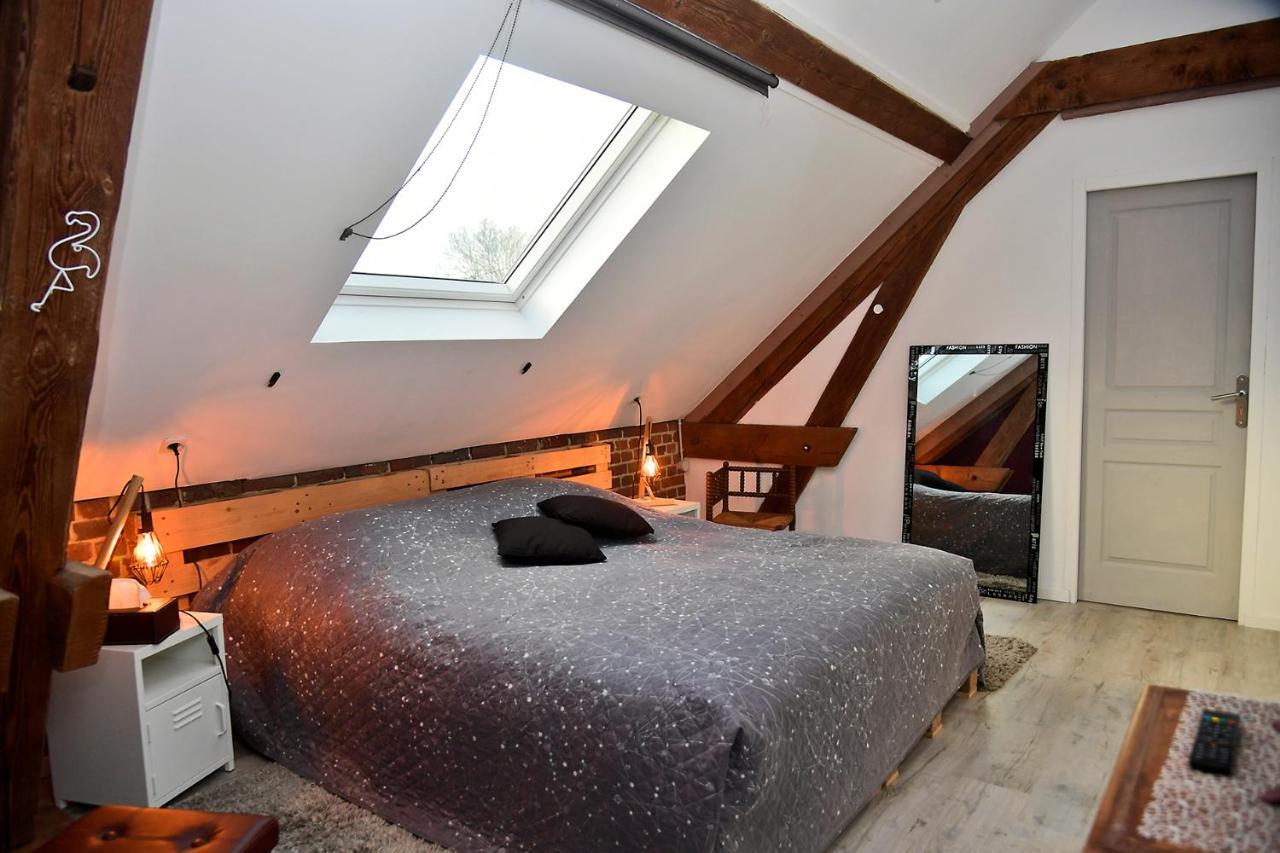 Bed and Breakfast Les Colombines Hombleux Exterior foto